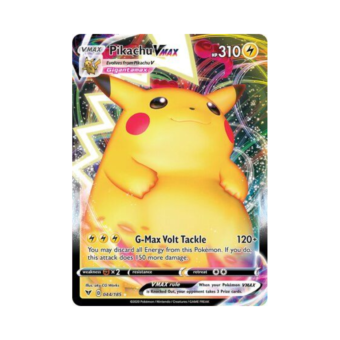 포켓몬 TCG 피카츄 VMAX HRV 비비드 볼티지 (영문판)(Pokemon TCG Pikachu VMAX HRV Vivid Voltage (English Ver.))