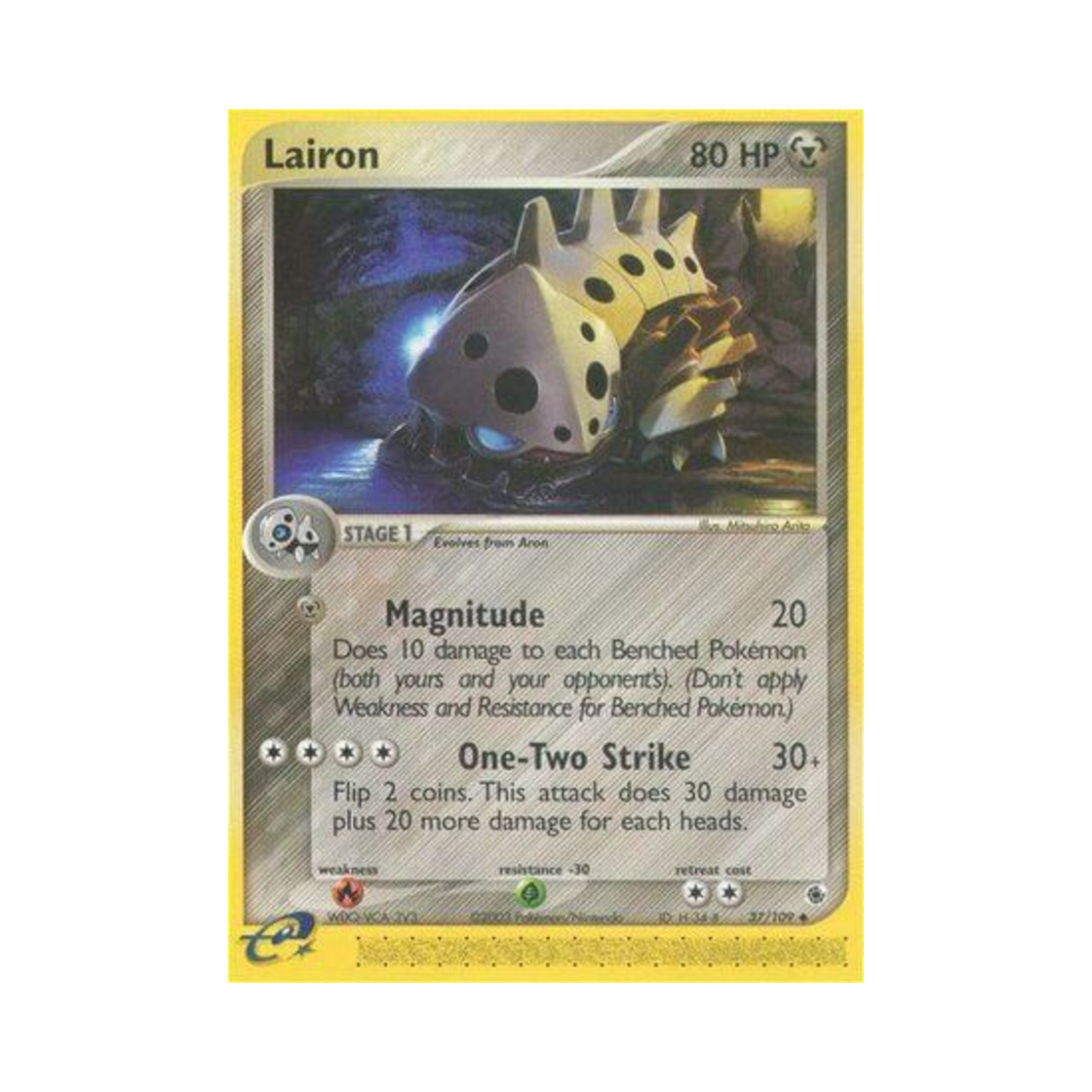 포켓몬 TCG 갱도라 U EX 루비 & 사파이어 (영문판)(Pokemon TCG Lairon U EX Ruby & Sapphire (English Ver.)) - 1