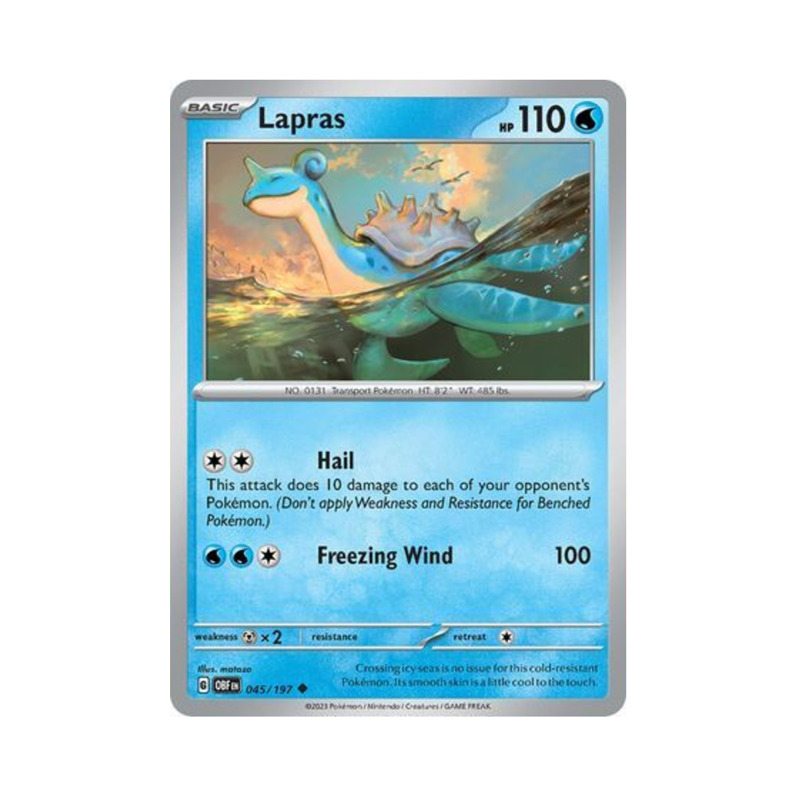 포켓몬 TCG 라프라스 U 옵시디언 플레임즈 (영문판)(Pokemon TCG Lapras U Obsidian Flames (English Ver.)) - 1
