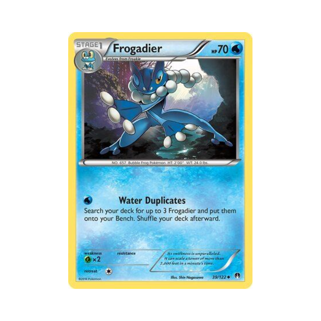 포켓몬 TCG 개굴반장 U 브레이크포인트 (영문판)(Pokemon TCG Frogadier U BREAKpoint (English Ver.))