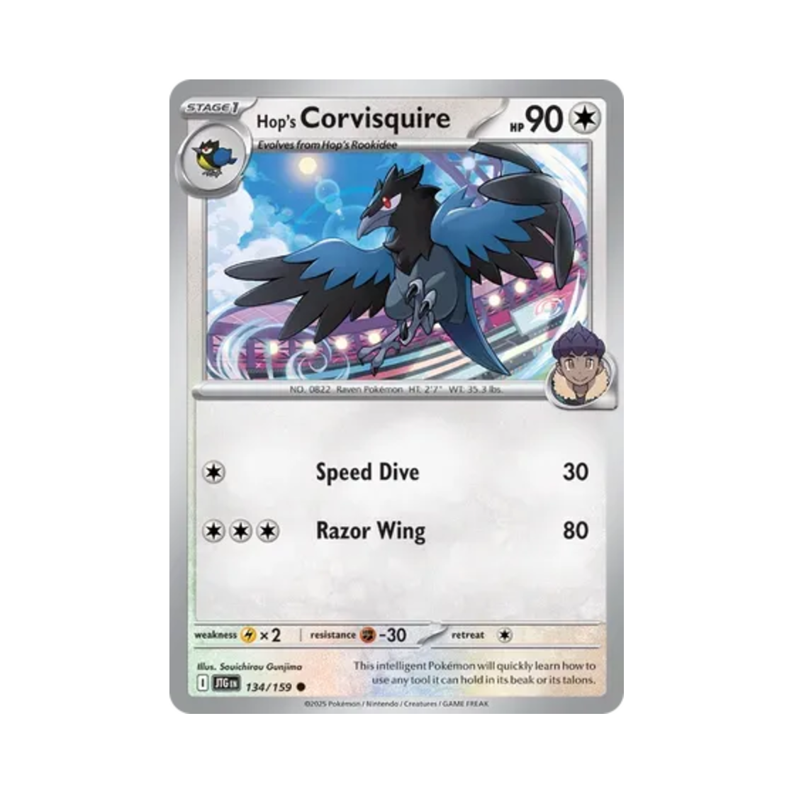포켓몬 TCG 호브의 파크로우 C 저니 투게더 (영문판)(Pokemon TCG Hop's Corvisquire C Journey Together (English Ver.)) - 1