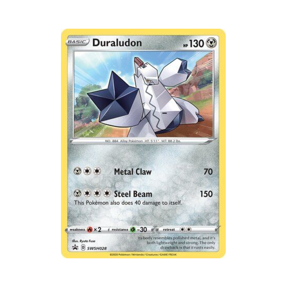 포켓몬 TCG 두랄루돈 P 소드 & 실드 프로모카드 (영문판)(Pokemon TCG Duraludon P Sword & Shield Promos (English Ver.)) - 1