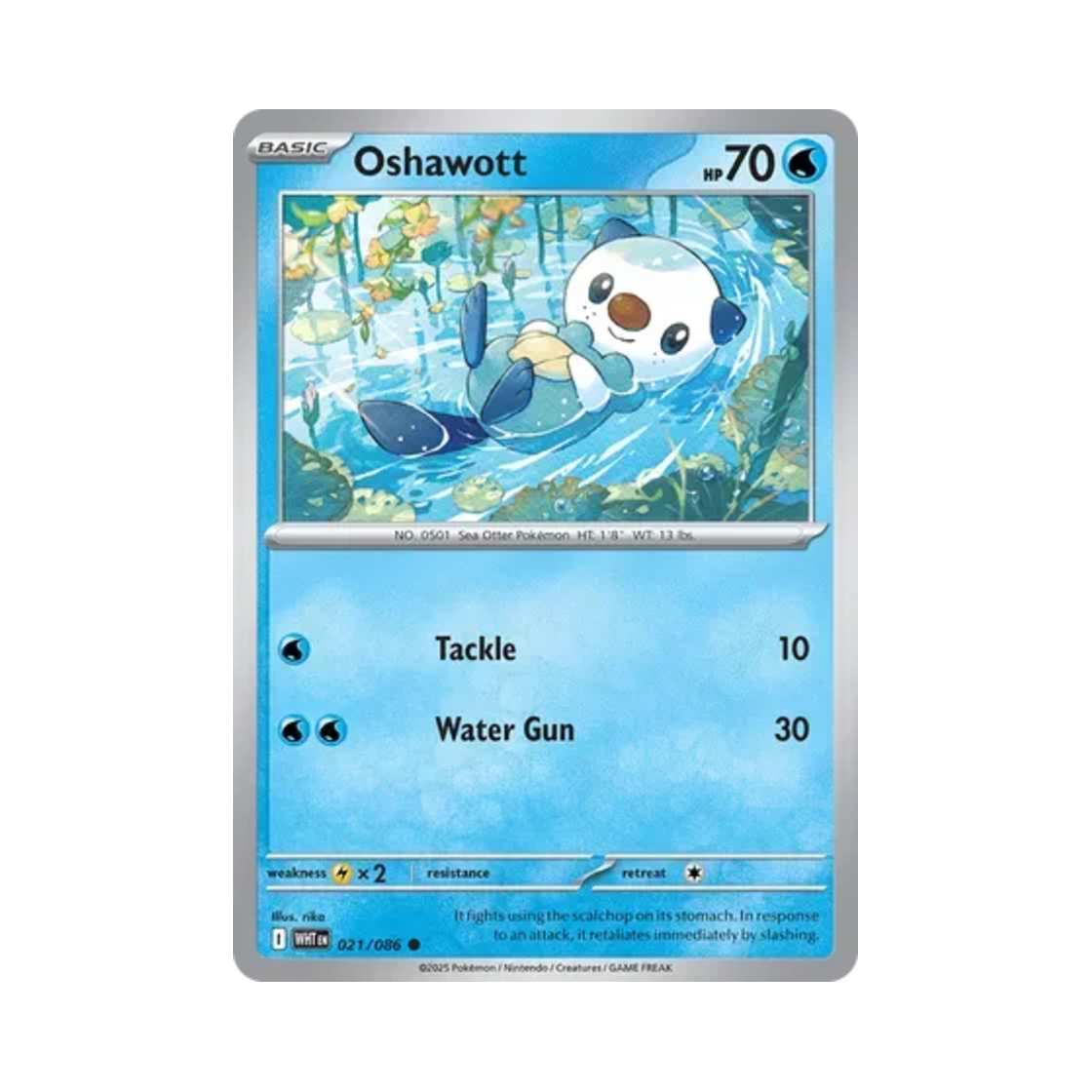 포켓몬 TCG 수댕이 C 화이트플레어 (영문판)(Pokemon TCG Oshawott C White Flare (English Ver.)) - 1