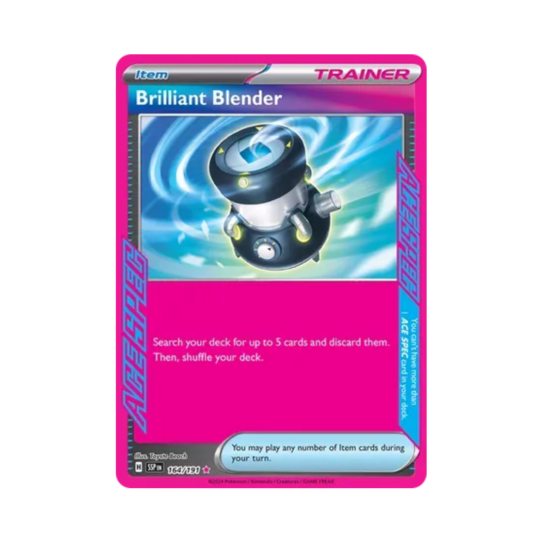포켓몬 TCG 브릴리언트 블렌더 ASR 서징 스파크 (영문판)(Pokemon TCG Brilliant Blender ASR Surging Sparks (English Ver.)) - 1
