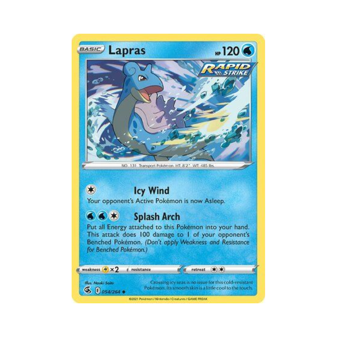 포켓몬 TCG 라프라스 U 퓨전 스트라이크 (영문판)(Pokemon TCG Lapras U Fusion Strike (English Ver.)) - 1