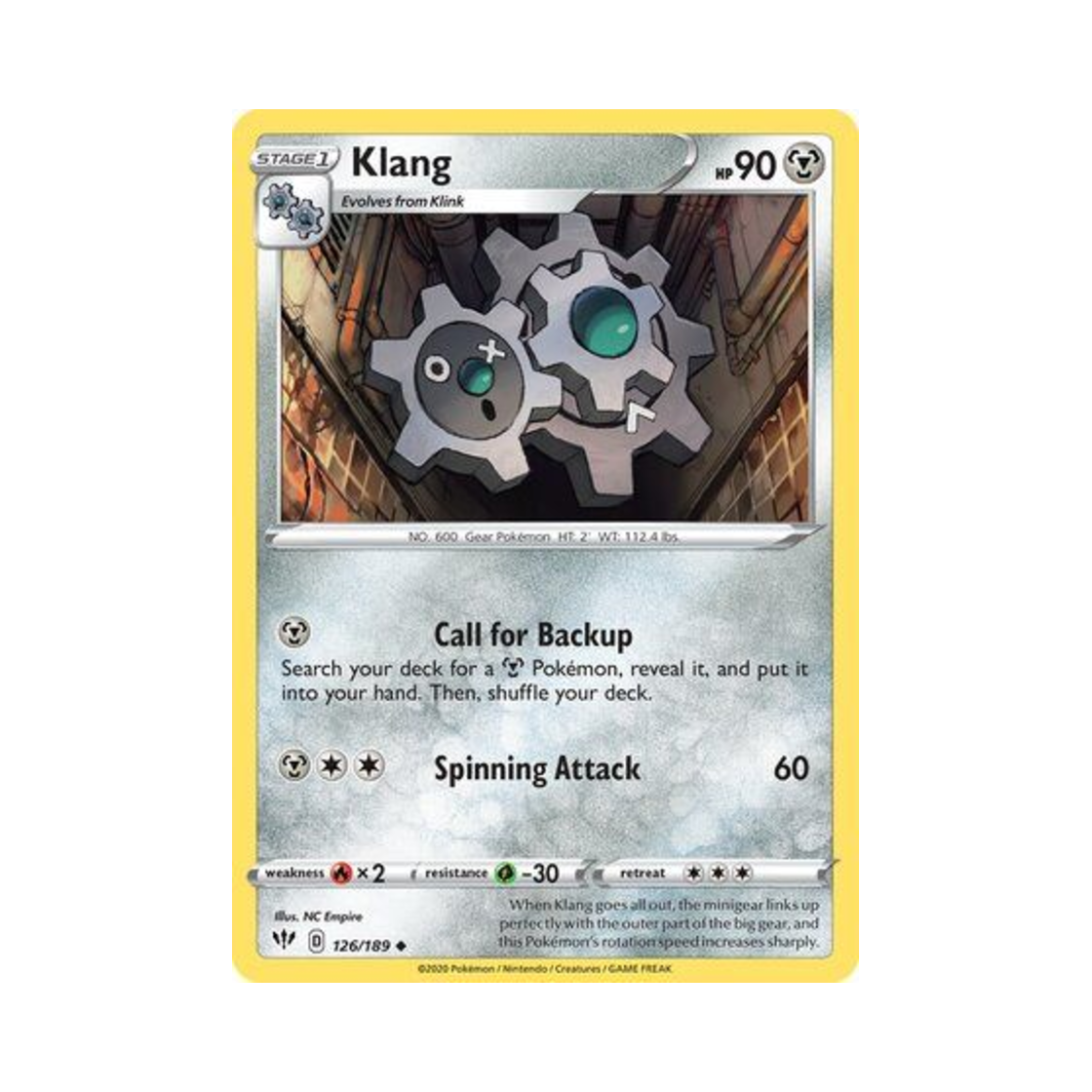 포켓몬 TCG 기기어르 U 다크니스 어블레이즈 (영문판)(Pokemon TCG Klang U Darkness Ablaze (English Ver.))