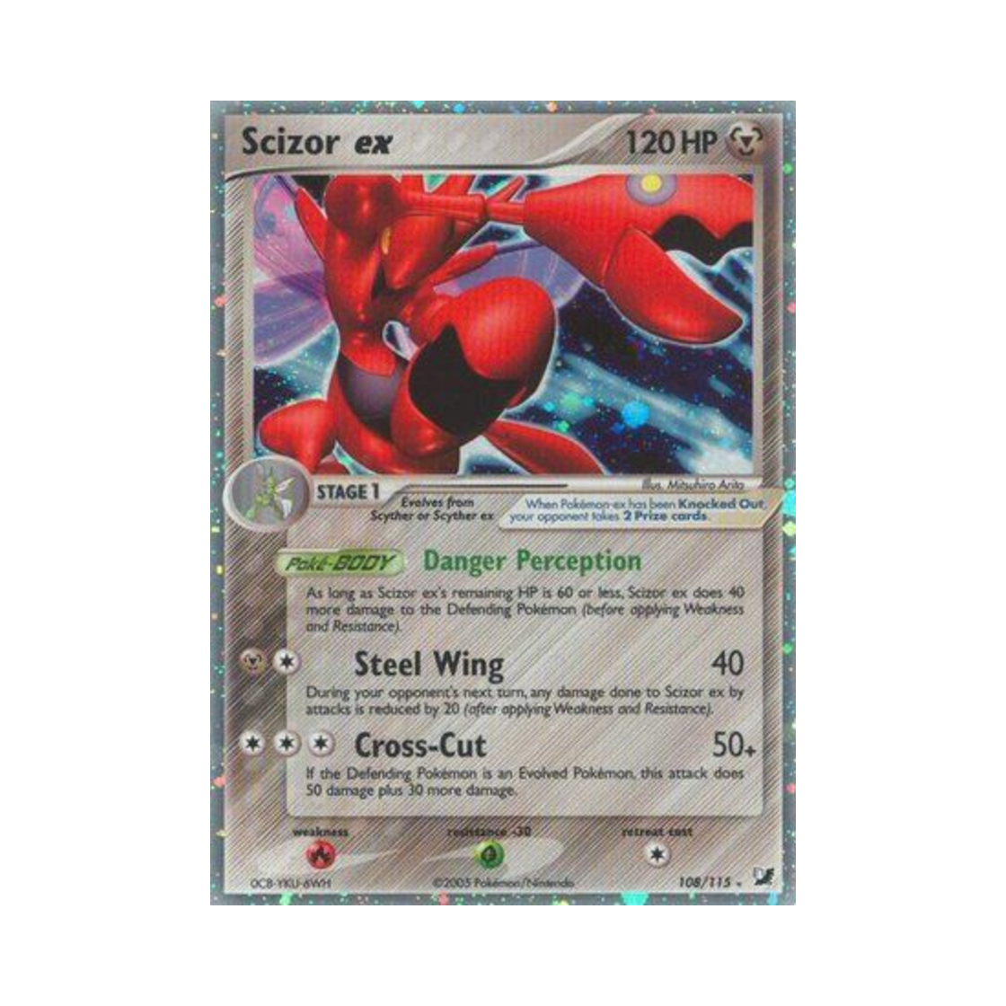 포켓몬 TCG 핫삼 ex RHe EX 언씬 포시스 (영문판)(Pokemon TCG Scizor ex RHe EX Unseen Forces (English Ver.)) - 1