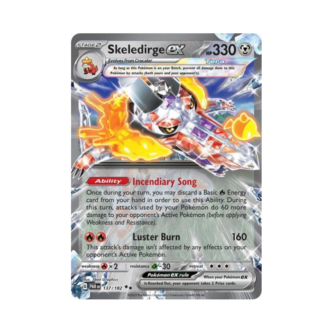 포켓몬 TCG 라우드본 ex DR 파라독스 리프트 (영문판)(Pokemon TCG Skeledirge ex DR Paradox Rift (English Ver.)) - 1