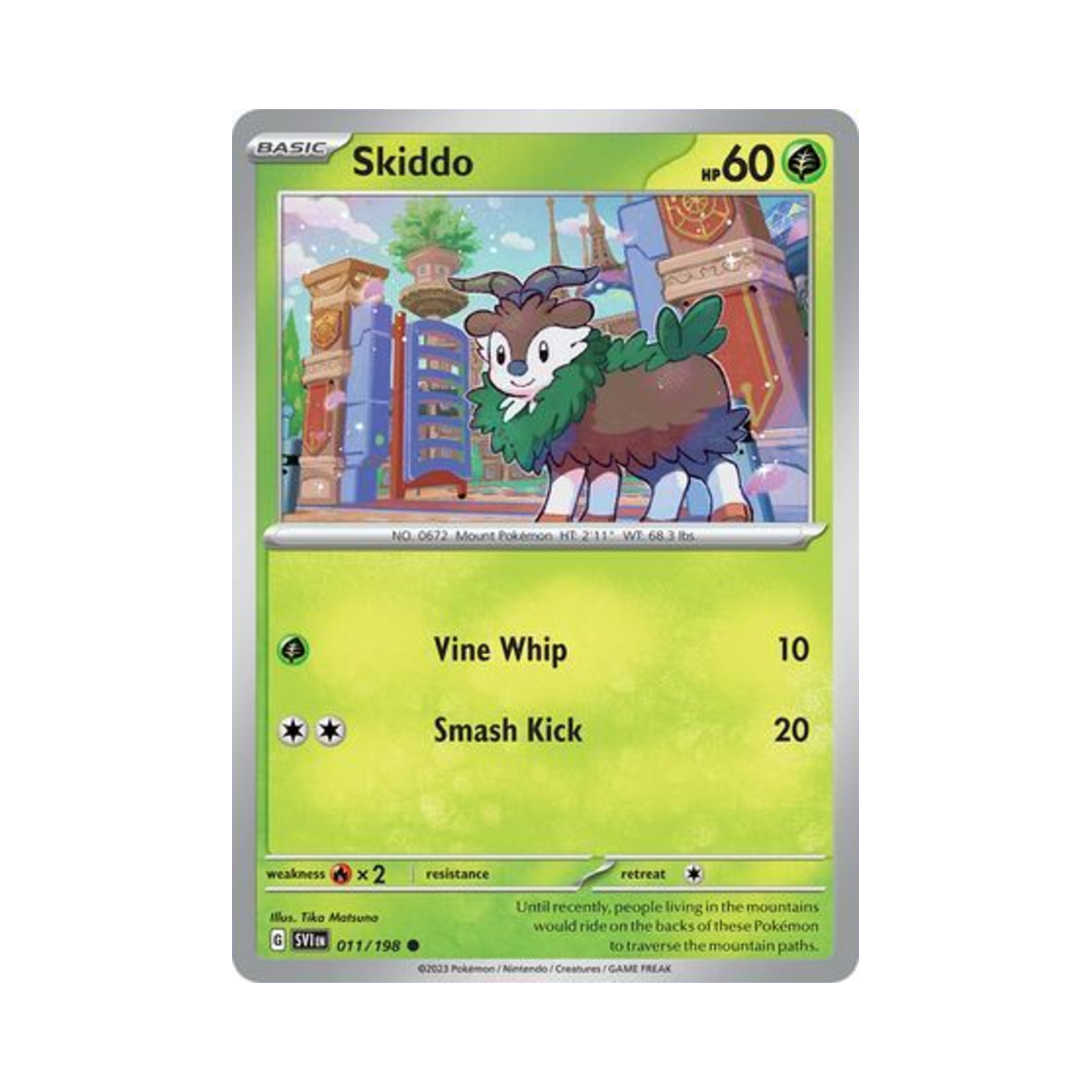 포켓몬 TCG 메이클 C 스칼렛 & 바이올렛 (영문판)(Pokemon TCG Skiddo C Scarlet & Violet (English Ver.)) - 1