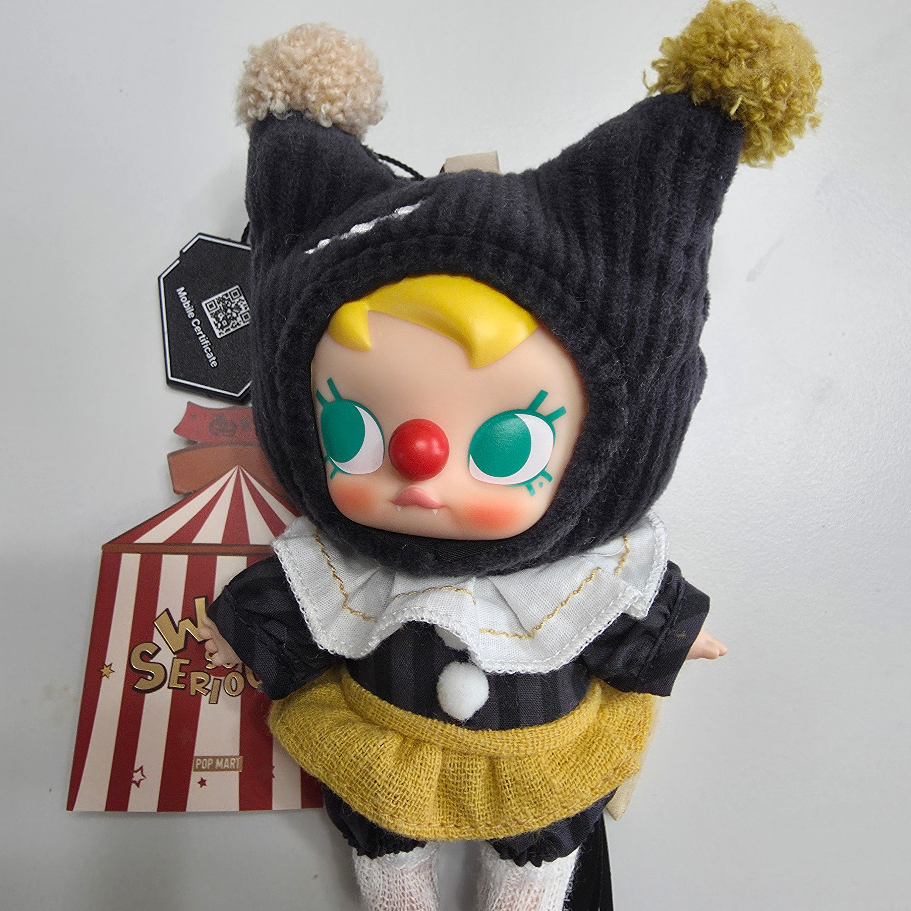 Pop Mart Why So Serious Series Vinyl Plush Pendant String Puppet (Opened Case) 착용 스타일