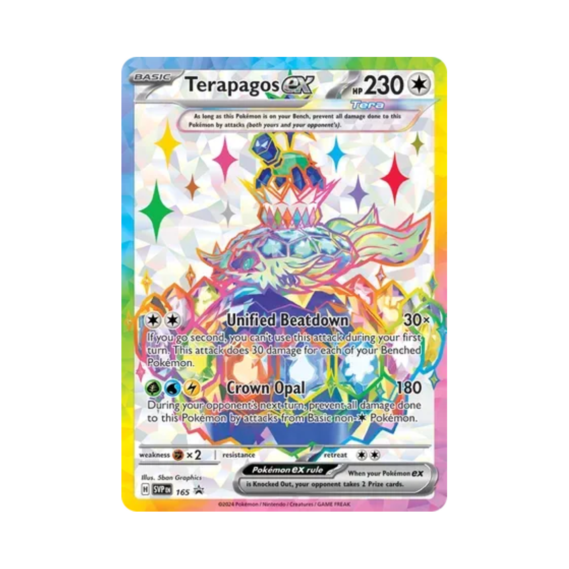 포켓몬 TCG 테라파고스 ex P 스칼렛 & 바이올렛 프로모 카드 (영문판)(Pokemon TCG Terapagos ex P Scarlet & Violet Promos (English Ver.)) - 1