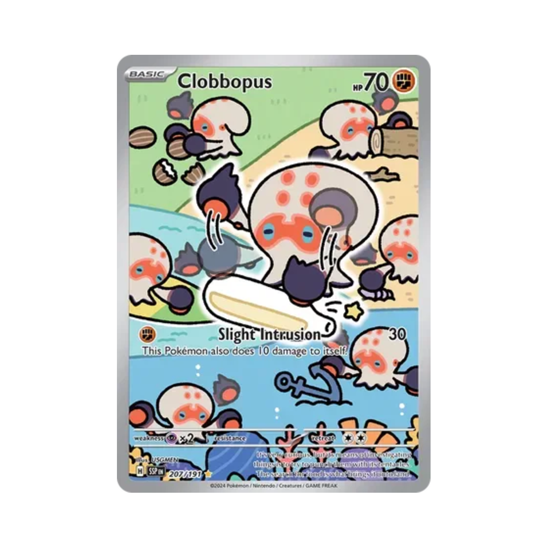 포켓몬 TCG 때때무노 IR 서징 스파크 (영문판)(Pokemon TCG Clobbopus IR Surging Sparks (English Ver.)) - 1