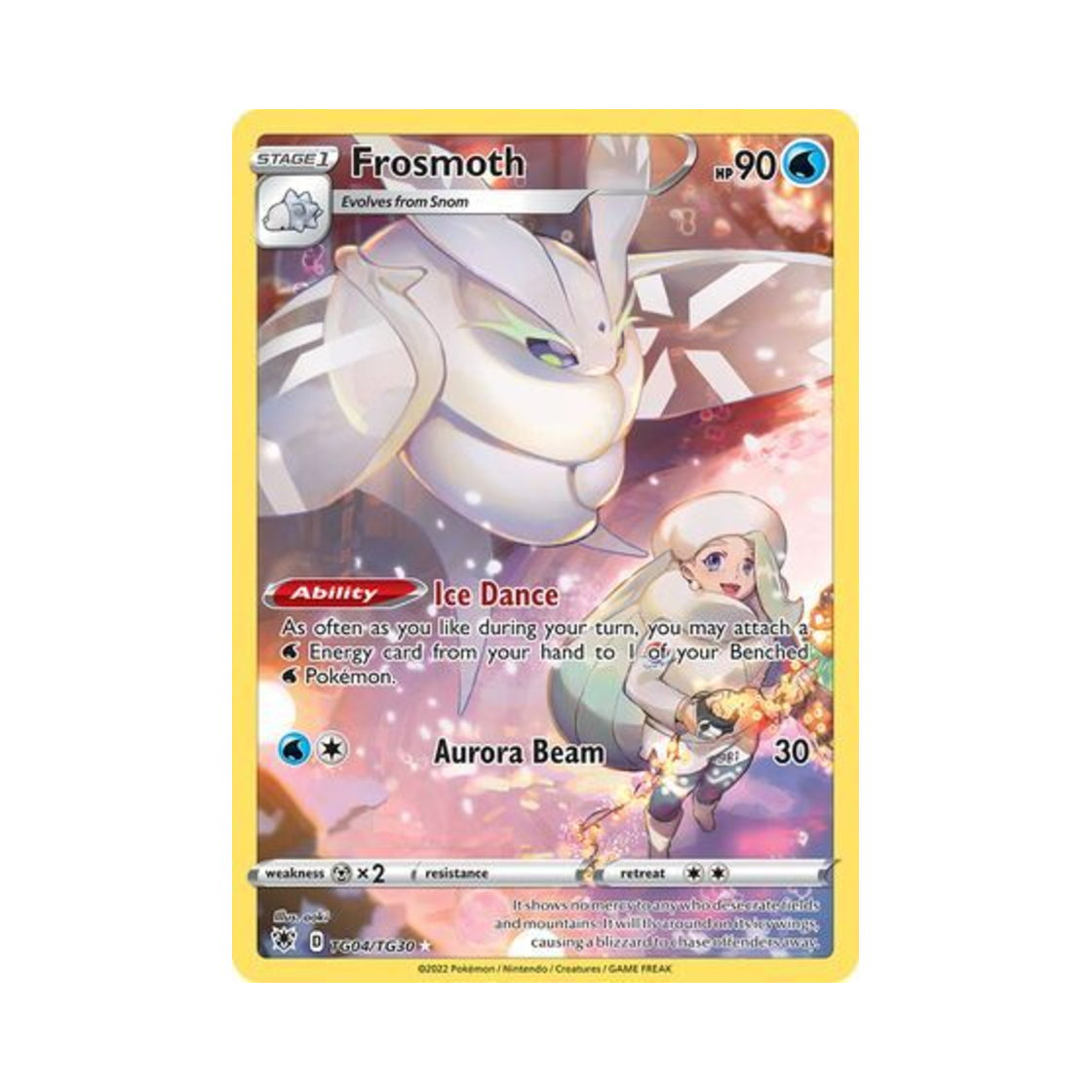 포켓몬 TCG 모스노우 RH 아스트랄 레디안스 (영문판)(Pokemon TCG Frosmoth RH Astral Radiance (English Ver.)) - 1