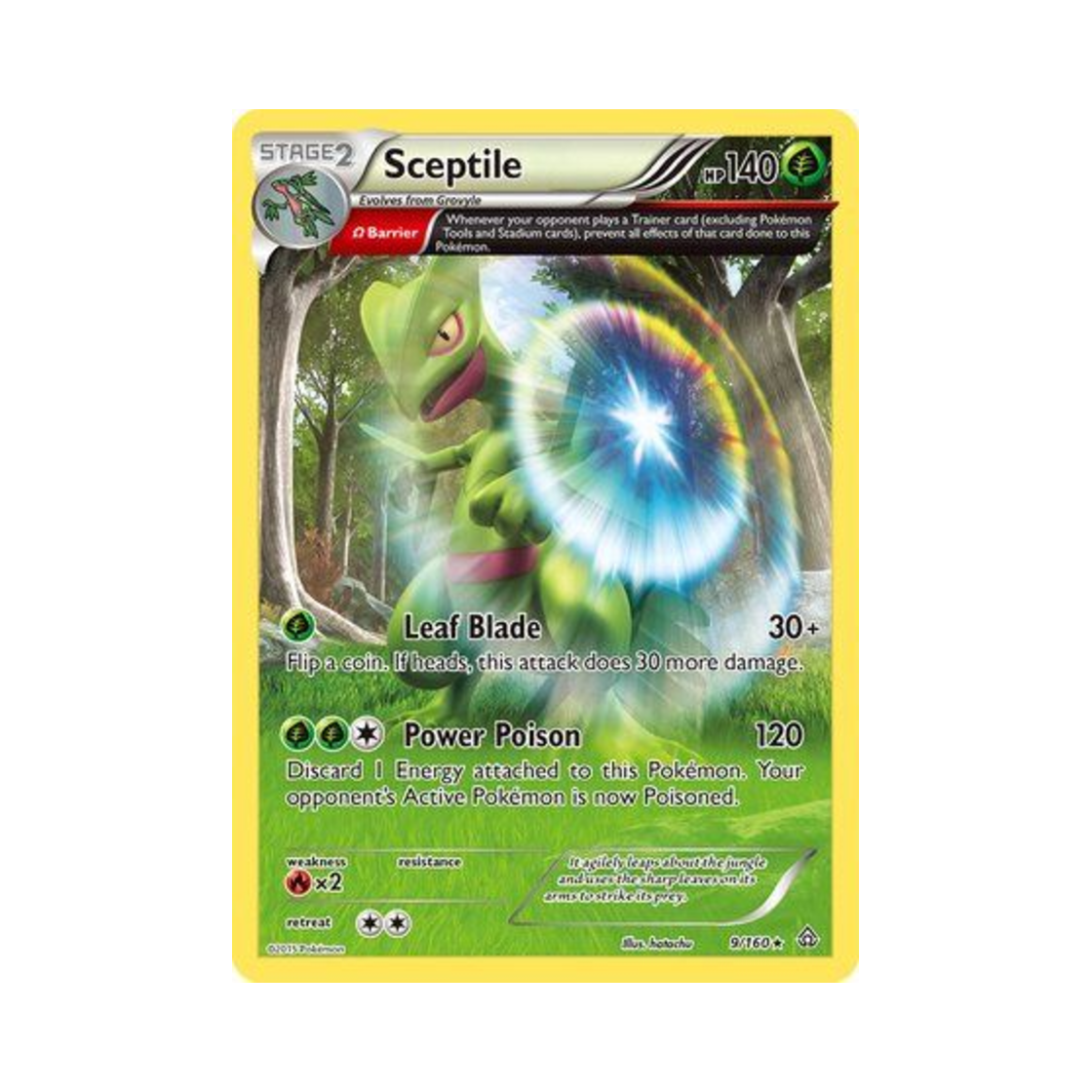 포켓몬 TCG 나무킹 RH 프라이멀 크래시 (영문판)(Pokemon TCG Sceptile RH Primal Clash (English Ver.)) - 1