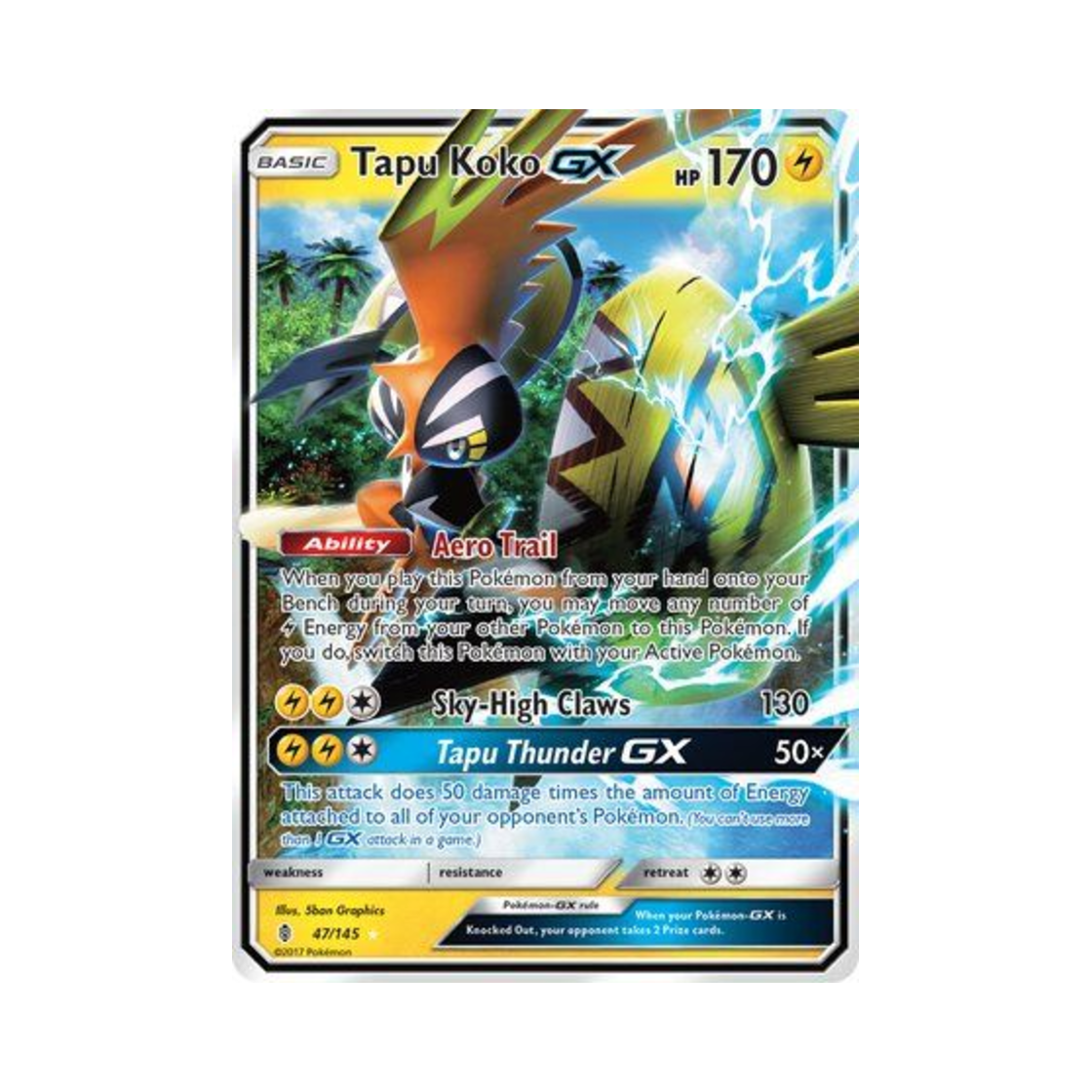 포켓몬 TCG 카푸꼬꼬꼭 GX RHG 가디언스 라이징 (영문판) | Pokemon
