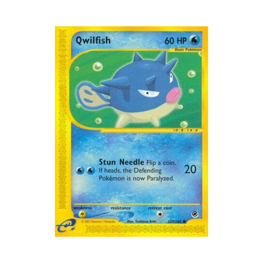 포켓몬 TCG 침바루 C 익스페디션 베이스 세트 (영문판)(Pokemon TCG Qwilfish C Expedition Base Set (English Ver.)) - 1