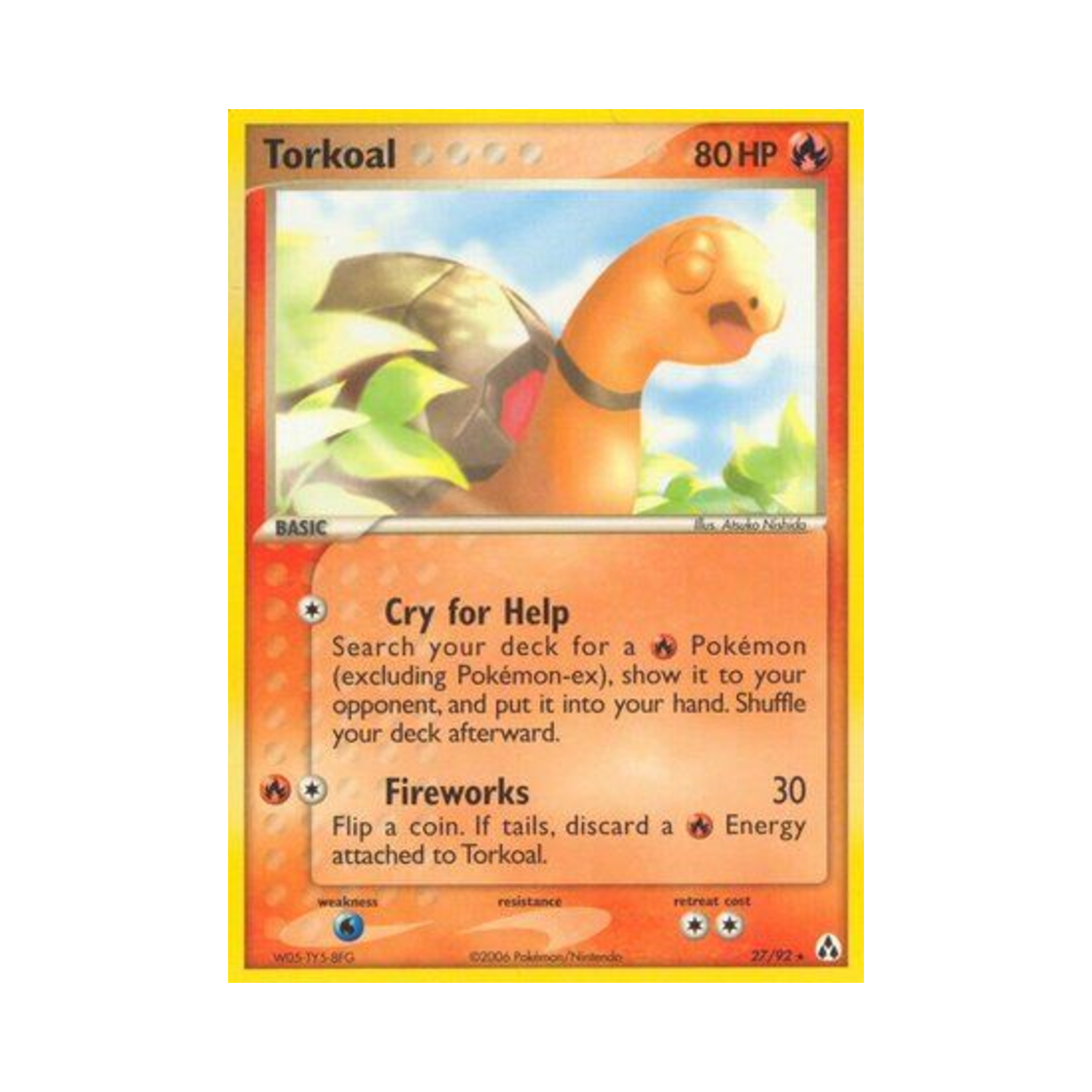 포켓몬 TCG 코터스 R EX 레전드 메이커 (영문판)(Pokemon TCG Torkoal R EX Legend Maker (English Ver.)) - 1