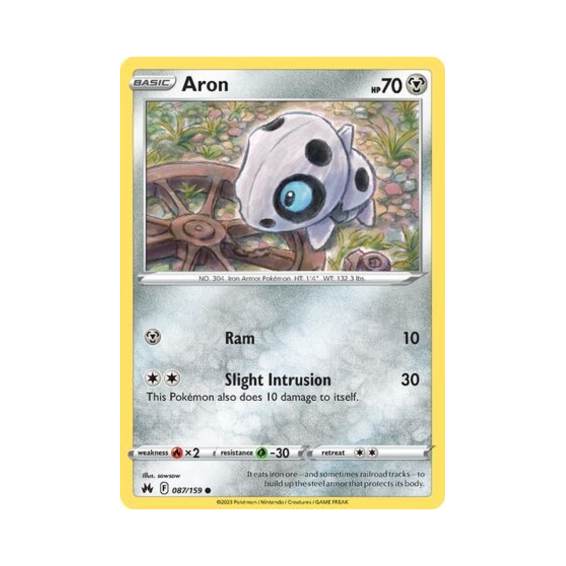 포켓몬 TCG 가보리 C 크라운 제니스 (영문판)(Pokemon TCG Aron C Crown Zenith (English Ver.)) - 1