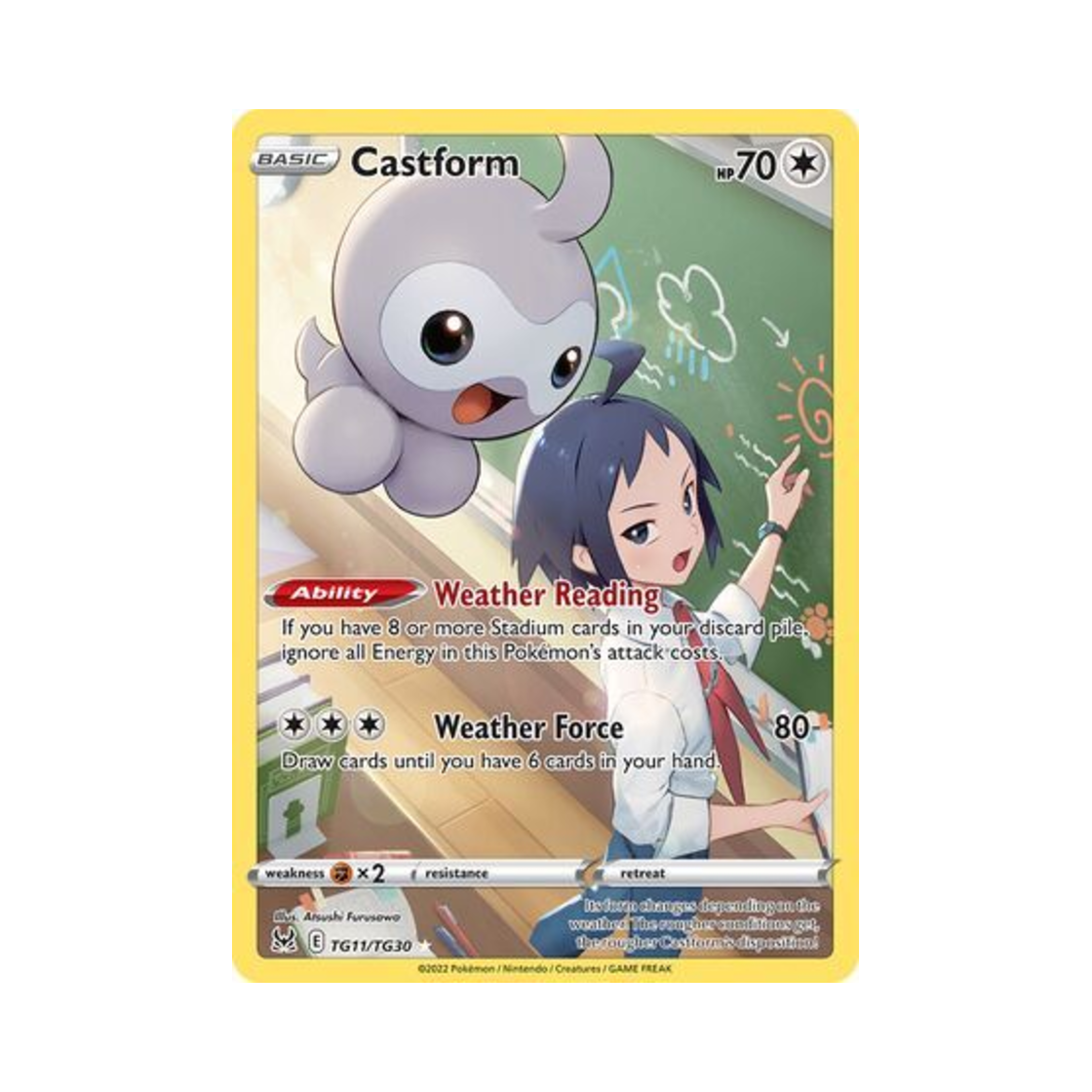 포켓몬 TCG 캐스퐁 RH 로스트 오리진 (영문판)(Pokemon TCG Castform RH Lost Origin (English Ver.)) - 1