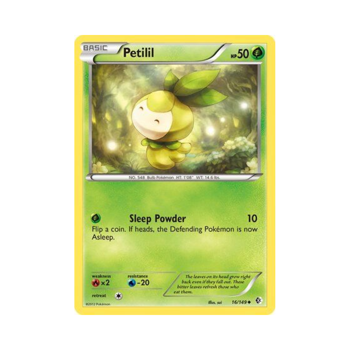 포켓몬 TCG 치릴리 C 바운더리스 크로스드 (영문판)(Pokemon TCG Petilil C Boundaries Crossed (English Ver.)) - 1