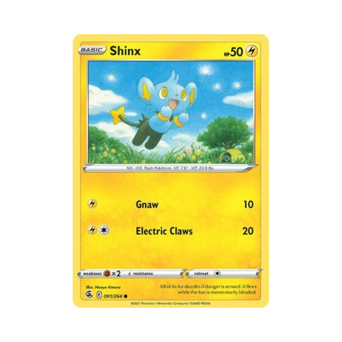 포켓몬 TCG 꼬링크 C 퓨전 스트라이크 (영문판)(Pokemon TCG Shinx C Fusion Strike (English Ver.)) - 1