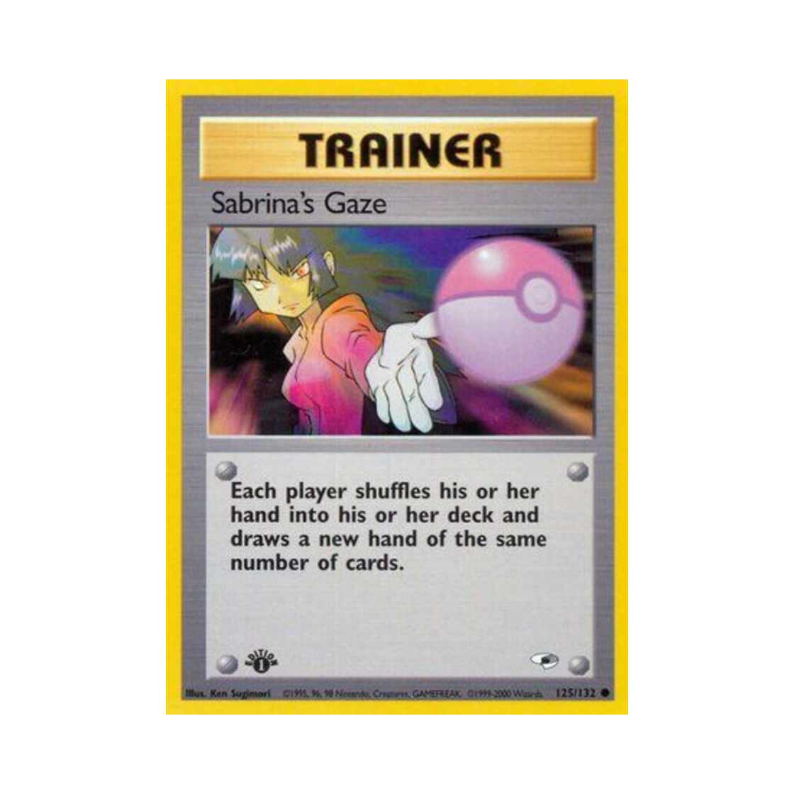 포켓몬 TCG 초련의 눈빛 C 짐 히어로즈 (영문판)(Pokemon TCG Sabrina's Gaze C Gym Heroes (English Ver.)) - 1
