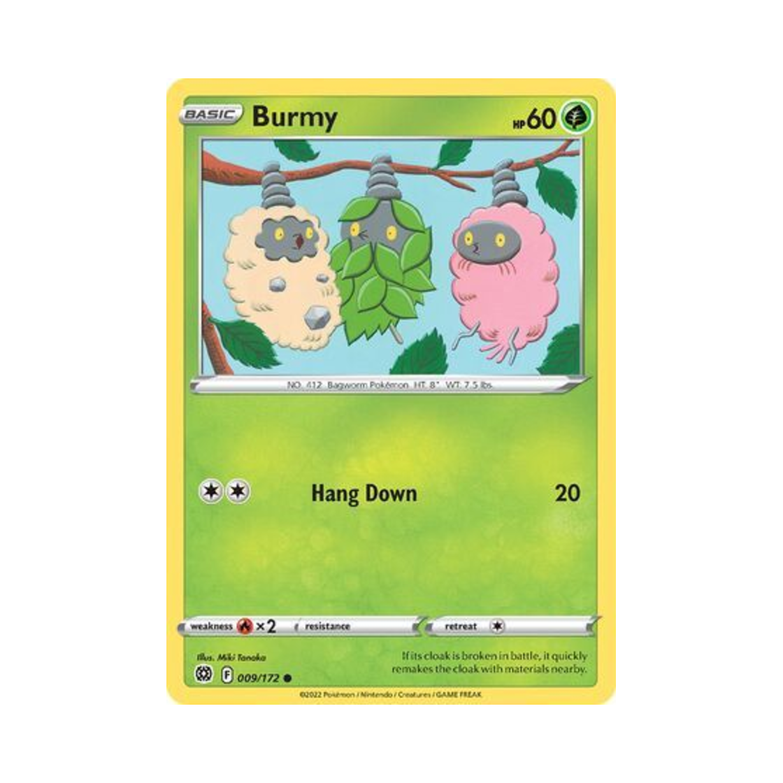 포켓몬 TCG 도롱충이 C 브릴리언트 스타즈 (영문판)(Pokemon TCG Burmy C Brilliant Stars (English Ver.)) - 1