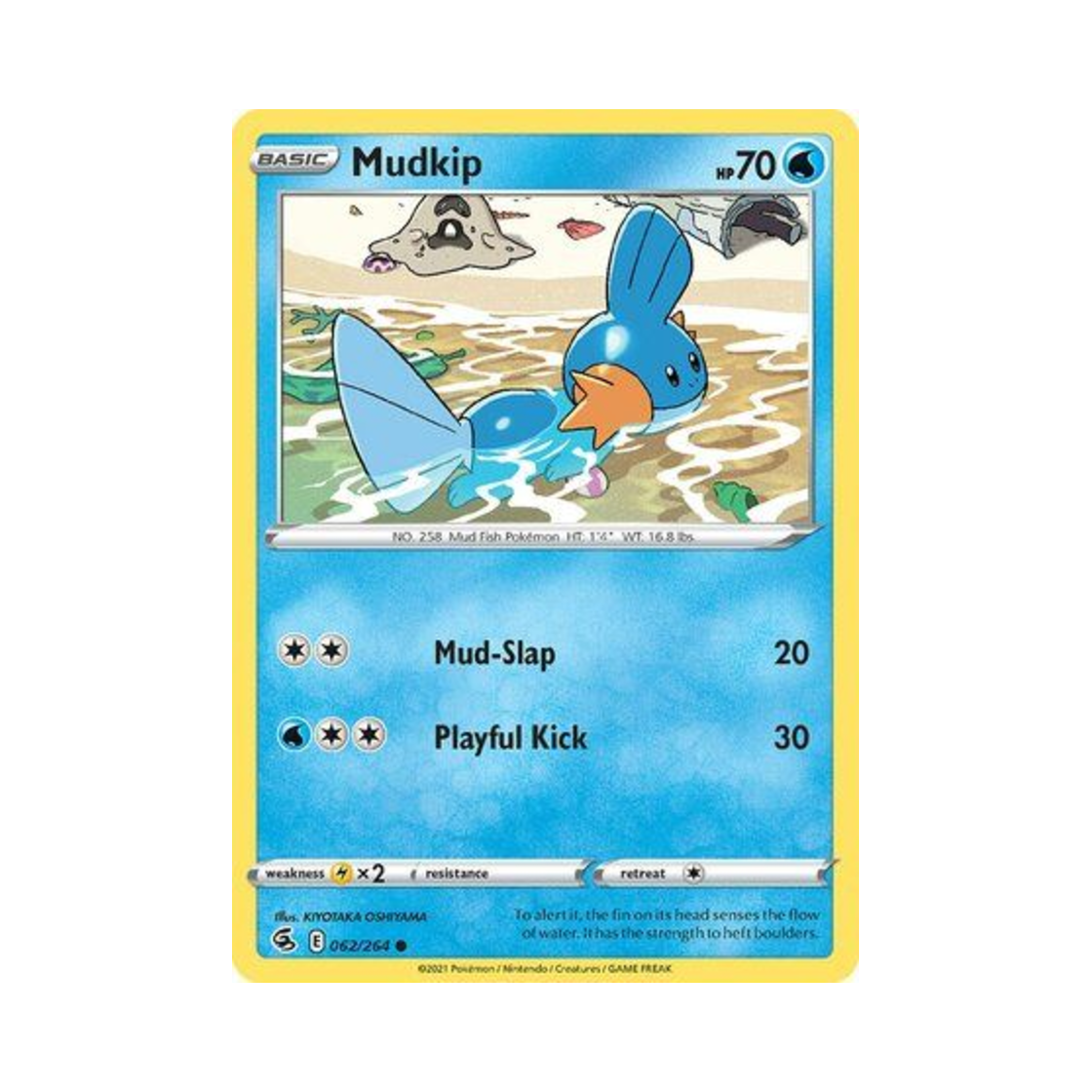 포켓몬 TCG 물짱이 C 퓨전 스트라이크 (영문판)(Pokemon TCG Mudkip C Fusion Strike (English Ver.)) - 1