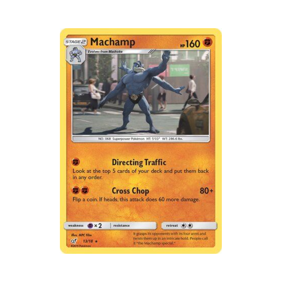 포켓몬 TCG 괴력몬 R 명탐정 피카츄 (영문판)(Pokemon TCG Machamp R Detective Pikachu (English Ver.)) - 1