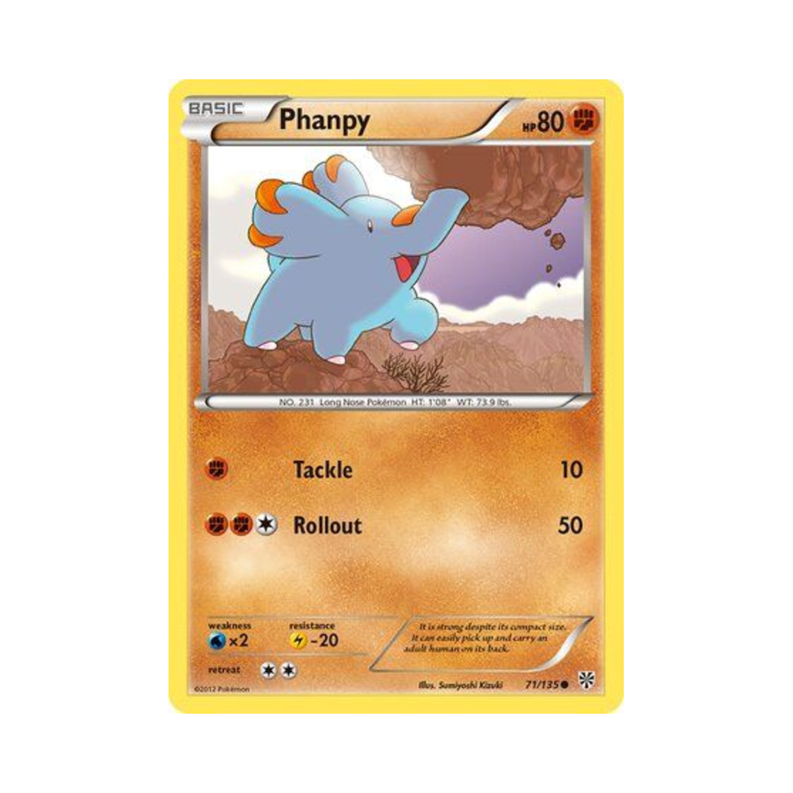 포켓몬 TCG 코코리 C 플라스마 스톰 (영문판)(Pokemon TCG Phanpy C Plasma Storm (English Ver.))