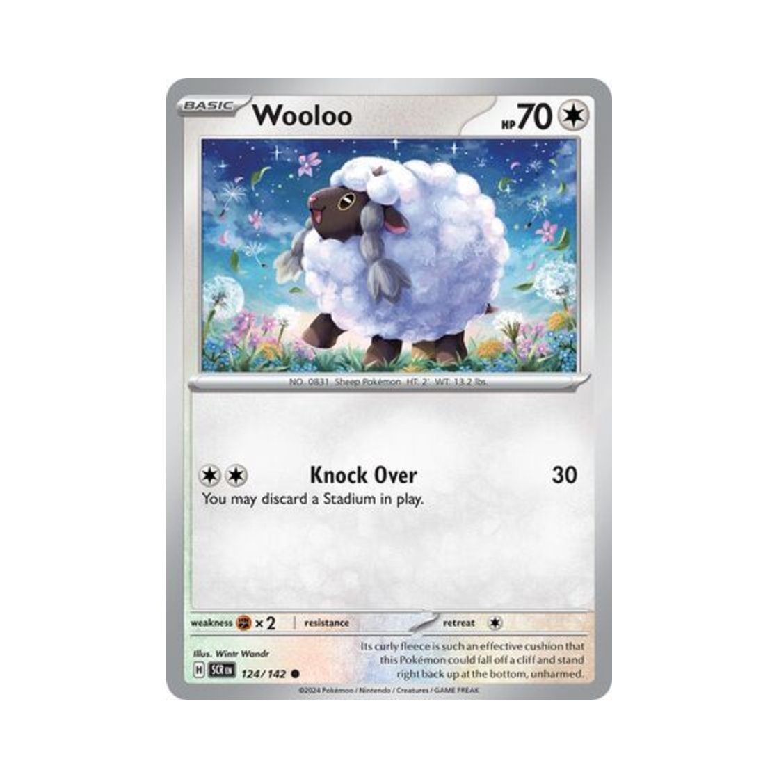 포켓몬 TCG 우르 C 스텔라 크라운 (영문판)(Pokemon TCG Wooloo C Stellar Crown (English Ver.)) - 1