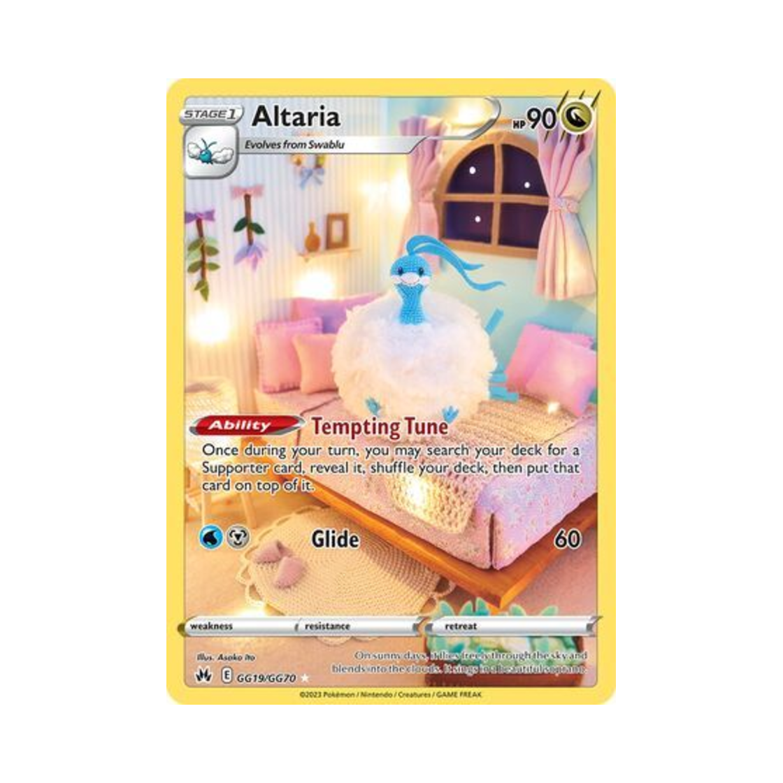 포켓몬 TCG 파비코리 R 크라운 제니스 (영문판)(Pokemon TCG Altaria R Crown Zenith (English Ver.)) - 1