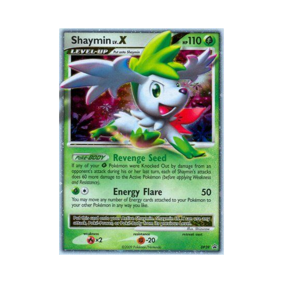 포켓몬 TCG 쉐이미 LV.X P 다이아몬드 & 펄 프로모카드 (영문판)(Pokemon TCG Shaymin LV.X P Diamond & Pearl Promos (English Ver.)) - 1