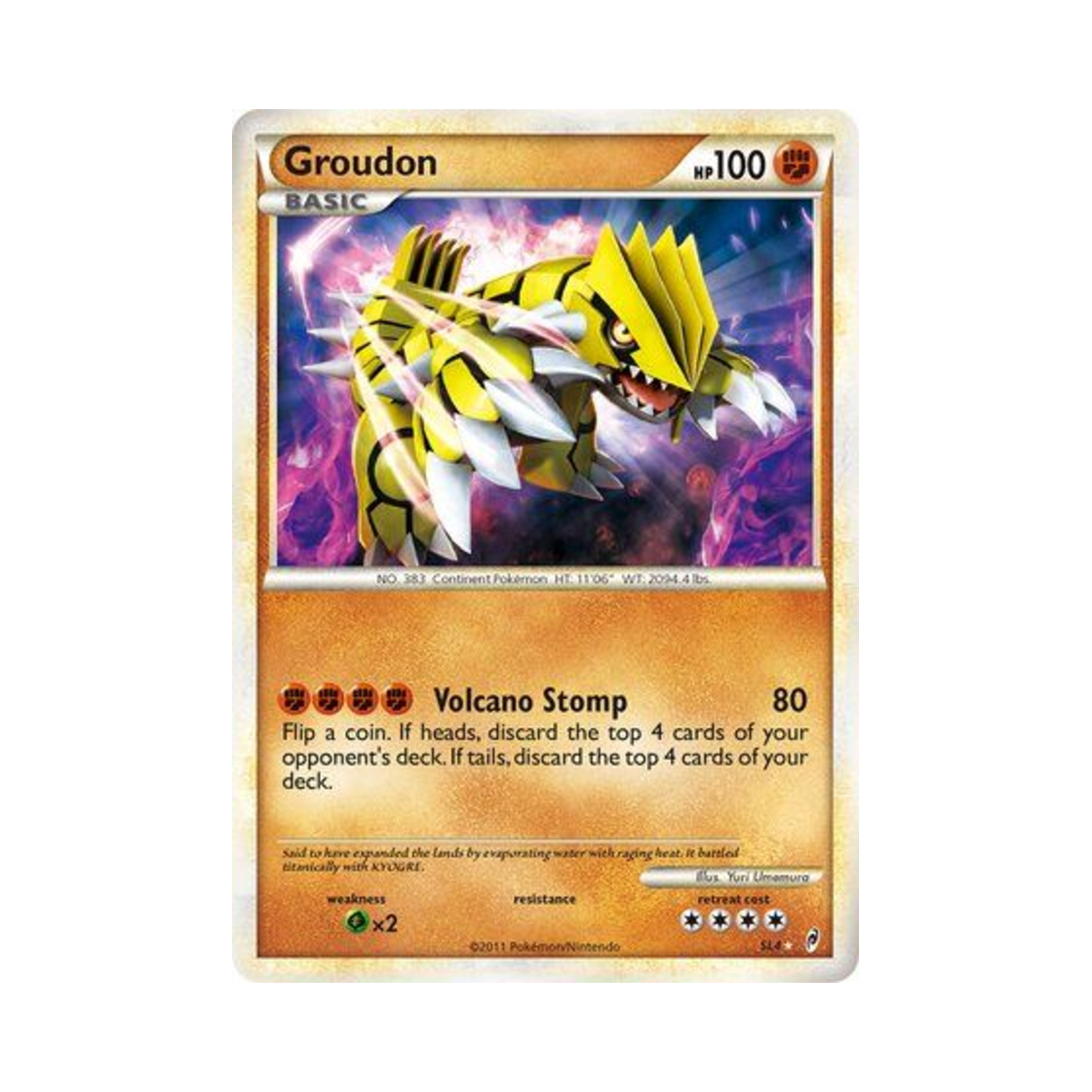 포켓몬 TCG 그란돈 RH 콜 오브 레전즈 (영문판)(Pokemon TCG Groudon RH Call of Legends (English Ver.)) - 1