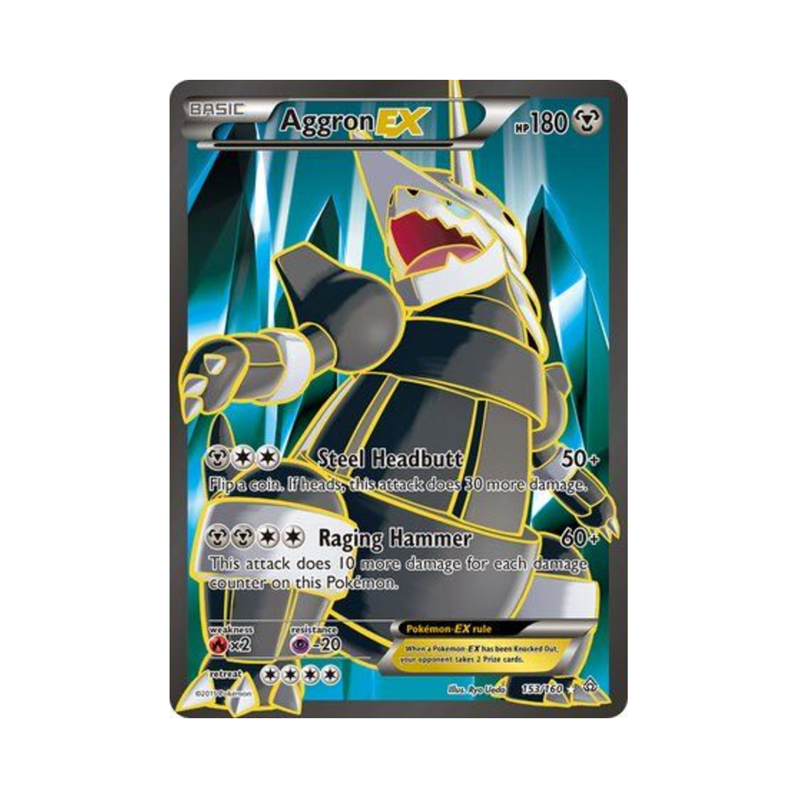 포켓몬 TCG 보스로라 EX RU 프라이멀 크래시 (영문판)(Pokemon TCG Aggron EX RU Primal Clash (English Ver.))