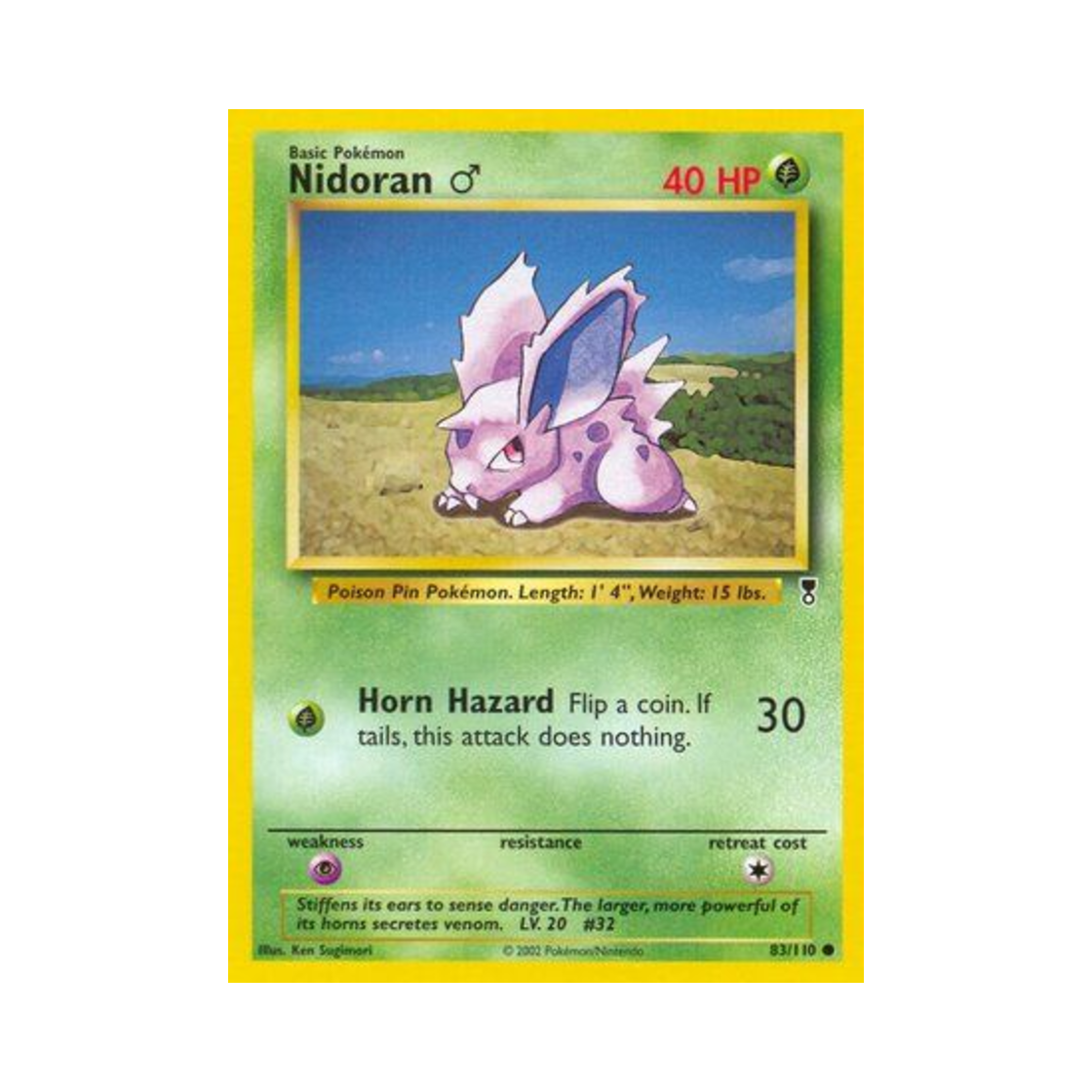 포켓몬 TCG 니드런♂ C 레전더리 컬렉션 (영문판)(Pokemon TCG Nidoran ♂ C Legendary Collection (English Ver.)) - 1