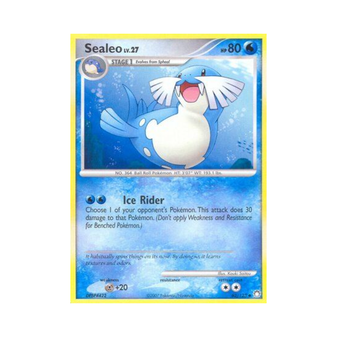 포켓몬 TCG 씨레오 U 미스터리어스 트레져스 (영문판)(Pokemon TCG Sealeo U Mysterious Treasures (English Ver.)) - 1