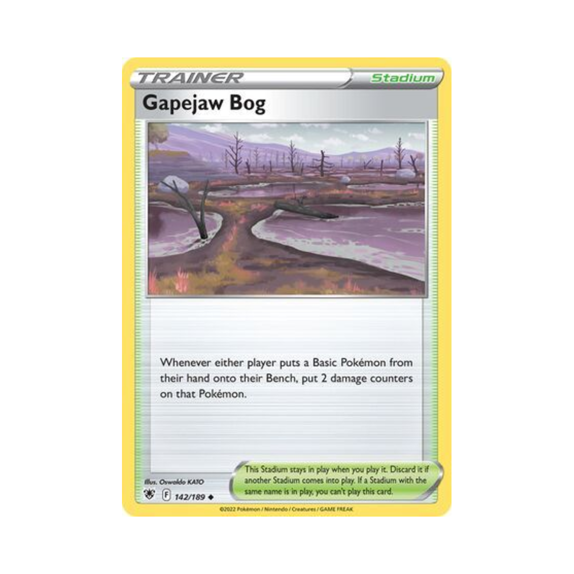 포켓몬 TCG 큰입 늪 U 아스트랄 레디안스 (영문판)(Pokemon TCG Gapejaw Bog U Astral Radiance (English Ver.)) - 1