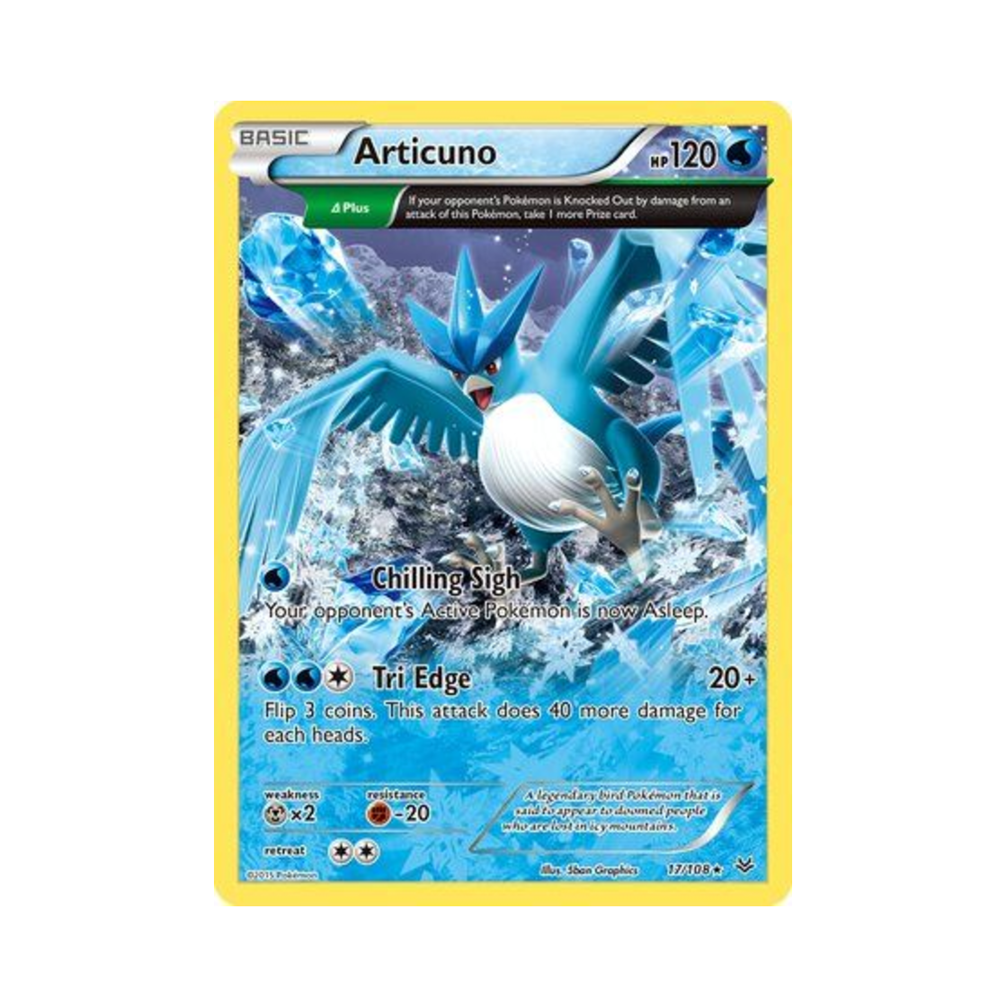 포켓몬 TCG 프리져 R 로어링 스카이즈 (영문판)(Pokemon TCG Articuno R Roaring Skies (English Ver.)) - 1