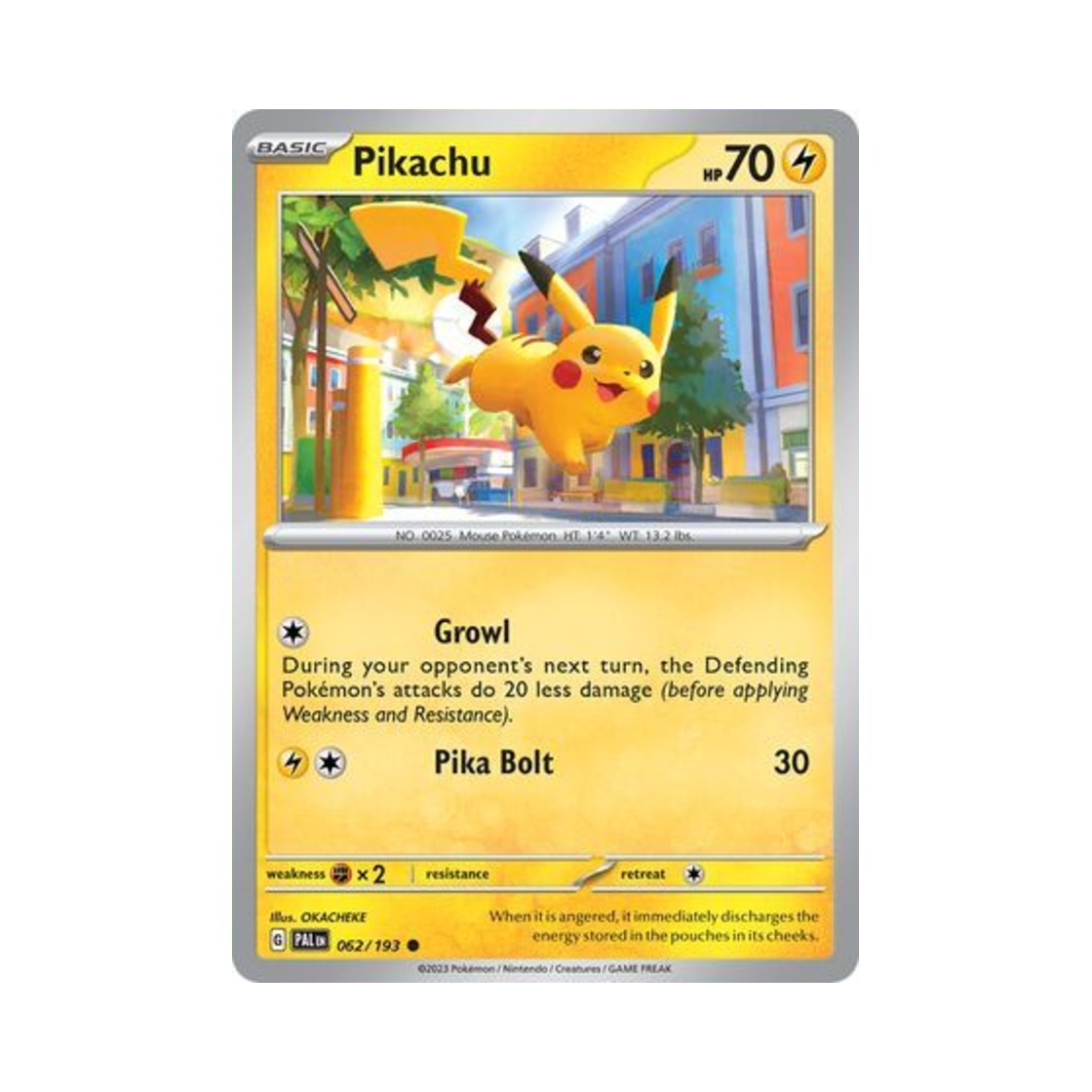 포켓몬 TCG 피카츄 C 팔데아 이볼브드 (영문판)(Pokemon TCG Pikachu C Paldea Evolved (English Ver.)) - 1