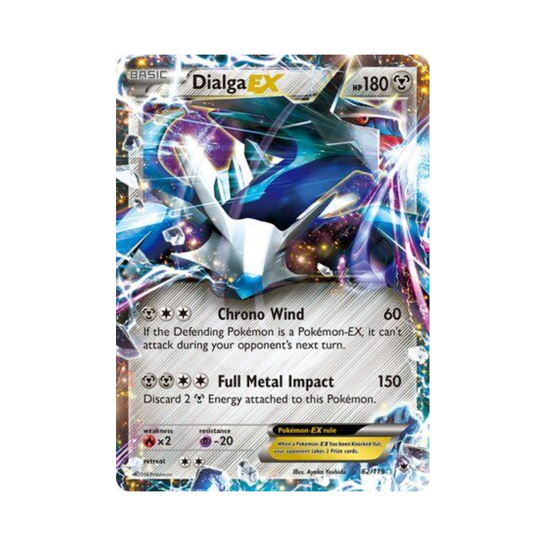 포켓몬 TCG 디아루가 EX RHE 팬텀 포스 (영문판)(Pokemon TCG Dialga EX RHE Phantom Forces (English Ver.)) - 1