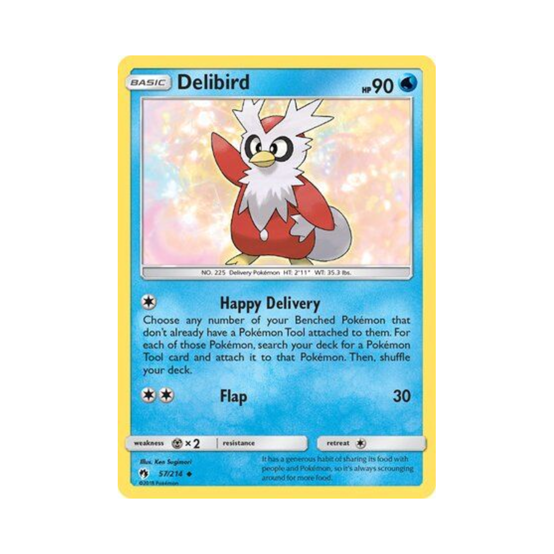 포켓몬 TCG 딜리버드 U 로스트 썬더 (영문판)(Pokemon TCG Delibird U Lost Thunder (English Ver.)) - 1