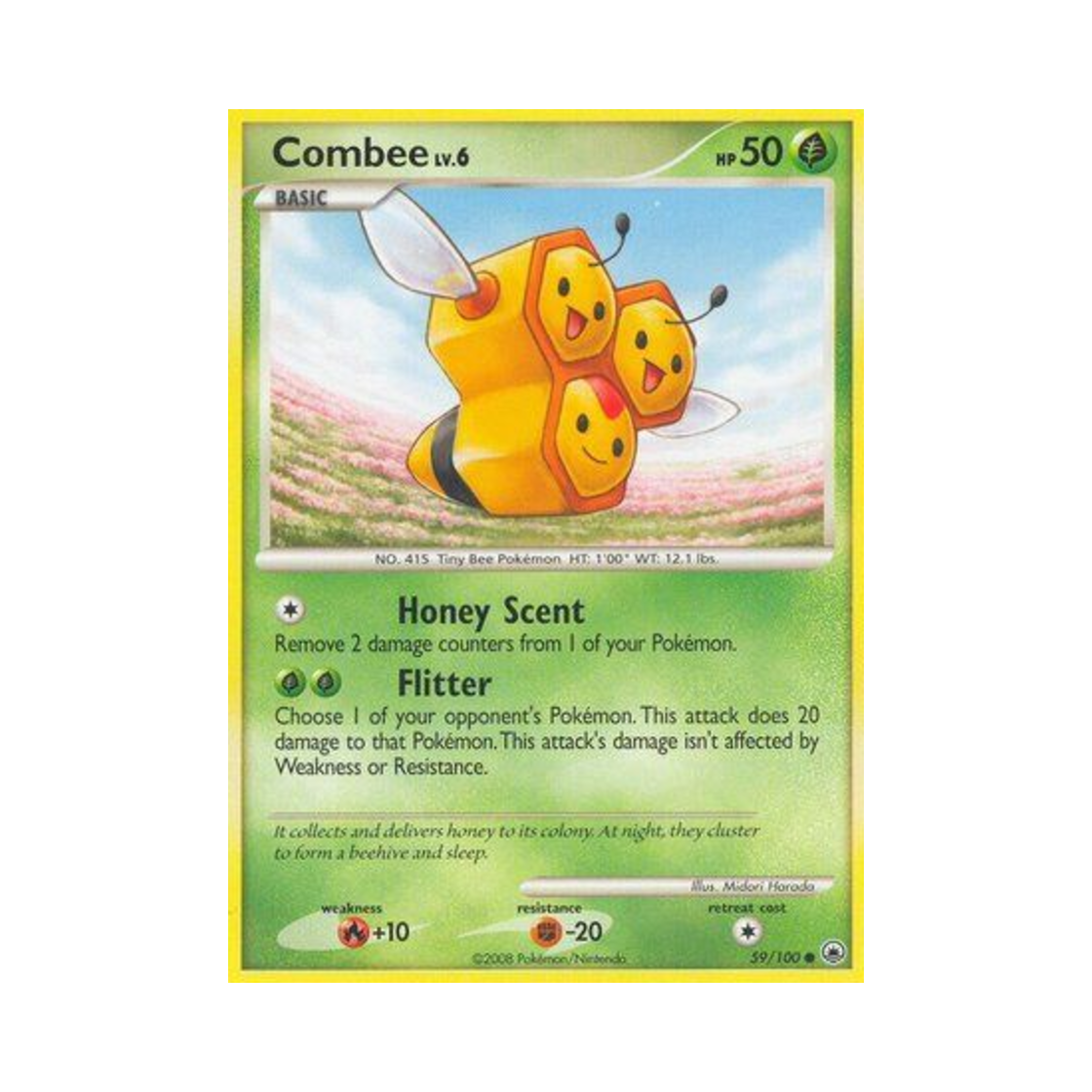 포켓몬 TCG 세꿀버리 C 마제스티 던 (영문판)(Pokemon TCG Combee C Majestic Dawn (English Ver.))