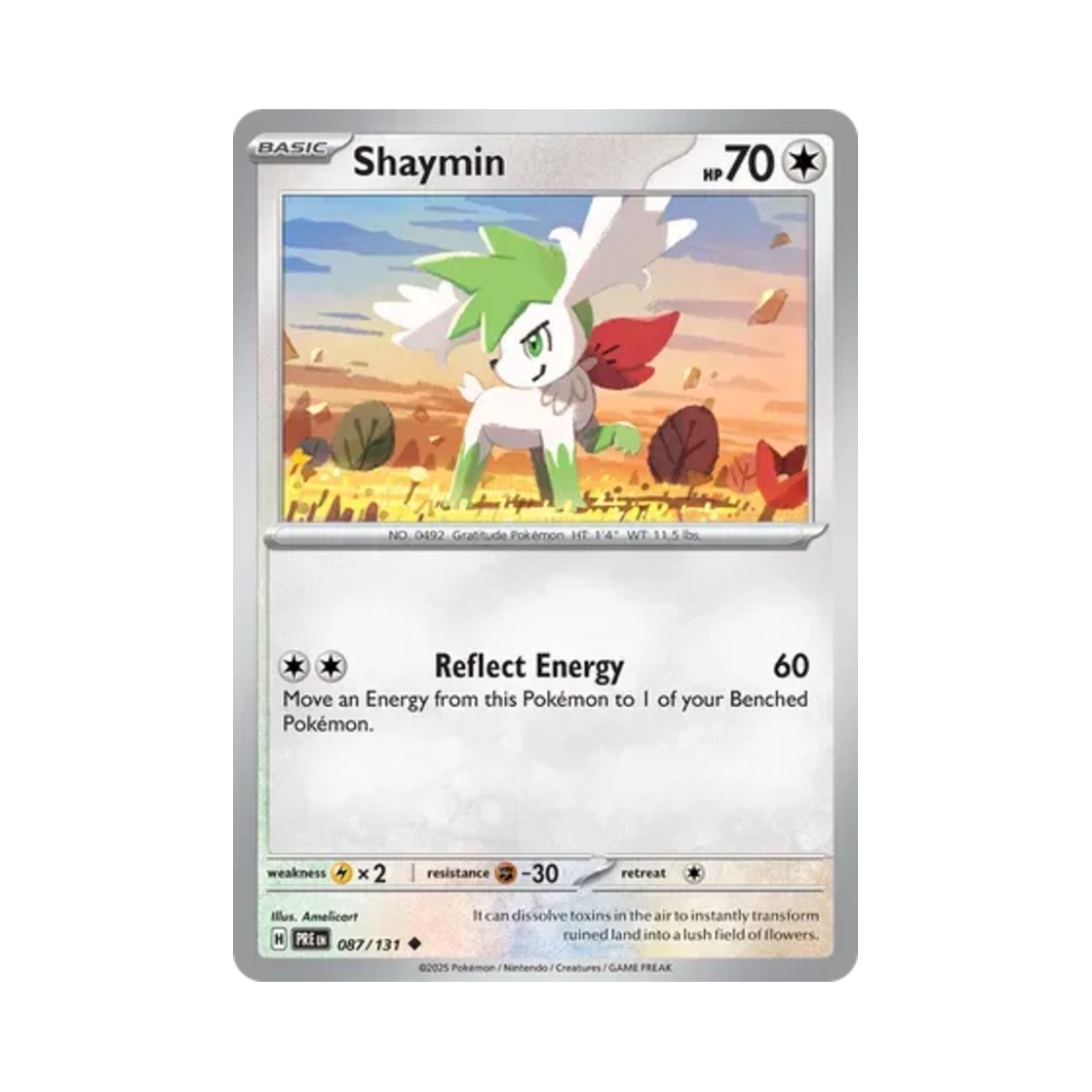 포켓몬 TCG 쉐이미 U 프리즈매틱 에볼루션즈 (영문판)(Pokemon TCG Shaymin U Prismatic Evolutions (English Ver.)) - 1