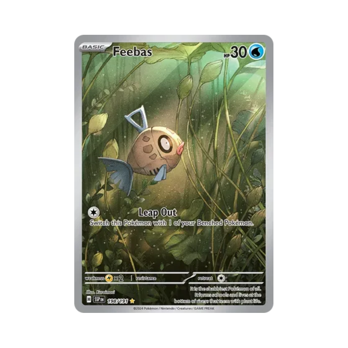 포켓몬 TCG 빈티나 IR 서징 스파크 (영문판)(Pokemon TCG Feebas IR Surging Sparks (English Ver.))