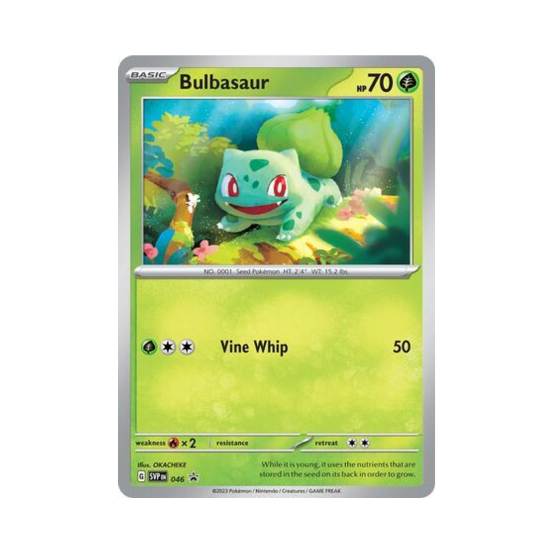 포켓몬 TCG 이상해씨 P 스칼렛 & 바이올렛 프로모 카드 (영문판)(Pokemon TCG Bulbasaur P Scarlet & Violet Promos (English Ver.)) - 1