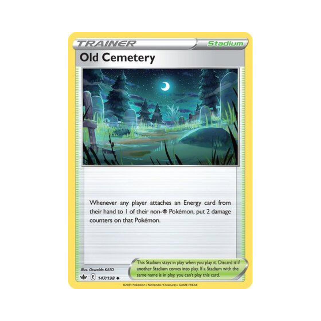 포켓몬 TCG 옛무덤 U 칠링 레인 (영문판)(Pokemon TCG Old Cemetery U Chilling Reign (English Ver.)) - 1