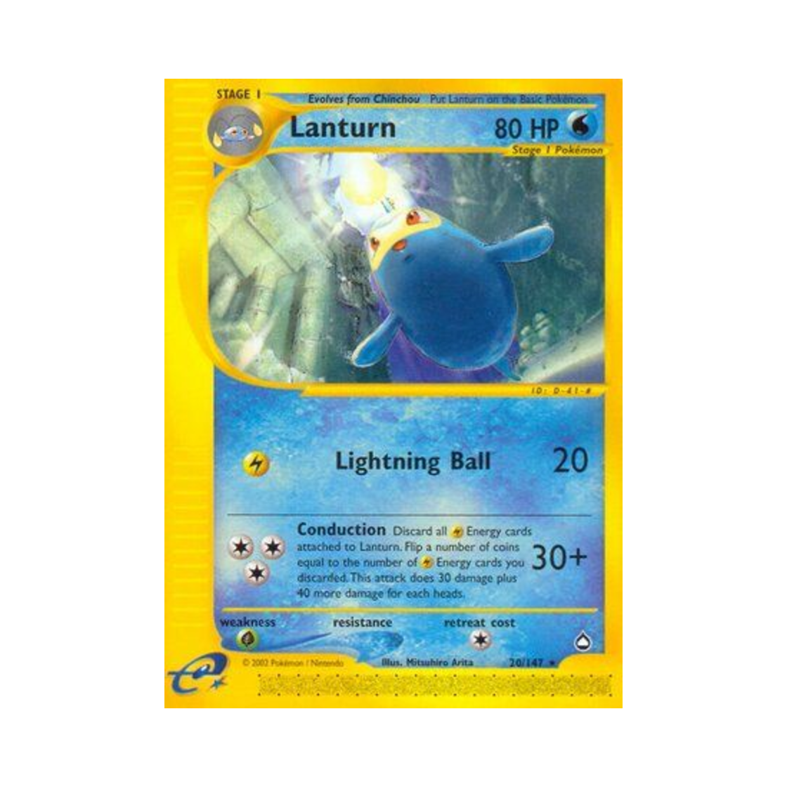 포켓몬 TCG 랜턴 R 아쿠아폴리스 (영문판)(Pokemon TCG Lanturn R Aquapolis (English Ver.)) - 1