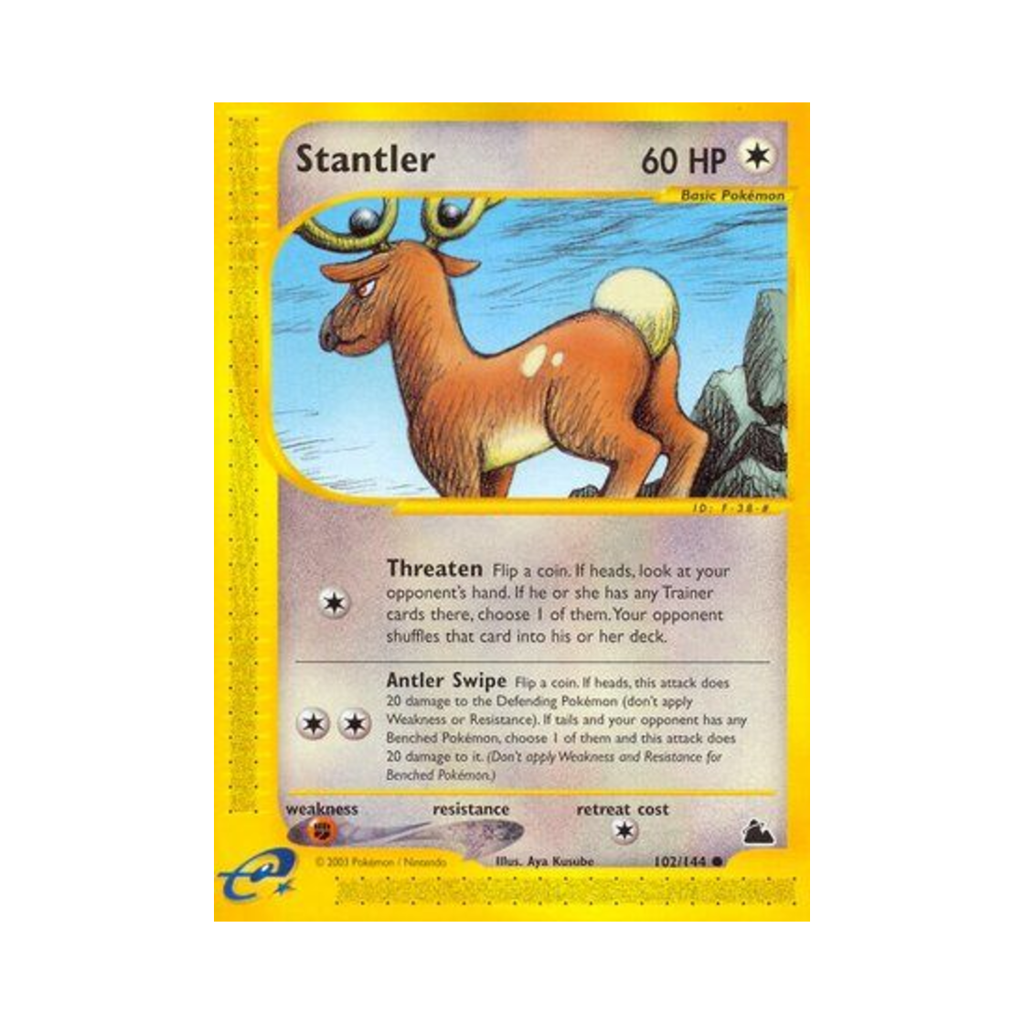 포켓몬 TCG 노라키 C 스카이리지 (영문판)(Pokemon TCG Stantler C Skyridge (English Ver.)) - 1
