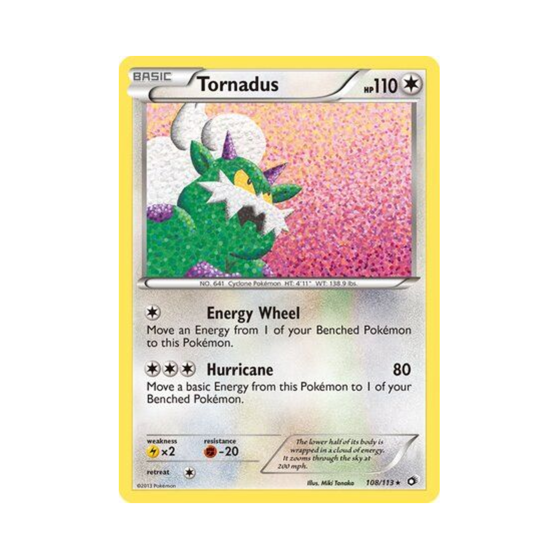 포켓몬 TCG 토네로스 RH 레전더리 트레져스 (영문판)(Pokemon TCG Tornadus RH Legendary Treasures (English Ver.)) - 1